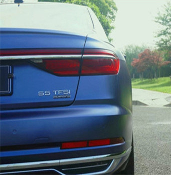 Bong bóng miễn phí mờ Midnight Blue Car Wrap Film Chống nước ở nhiệt độ cao