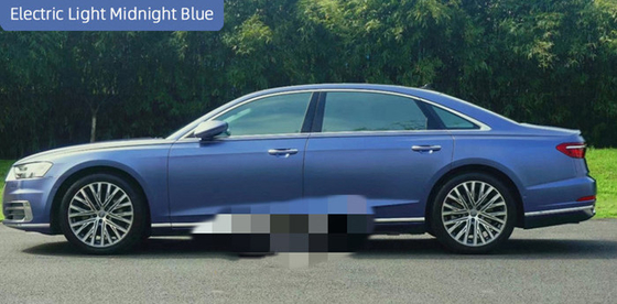 Bong bóng miễn phí mờ Midnight Blue Car Wrap Film Chống nước ở nhiệt độ cao
