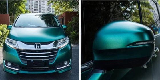 Electric Optical Emerald Matte Car Vinyl Wrap Công nghệ tự phục hồi