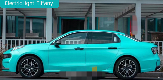 Matte Tiffany Car Wrap Film Phát hành không khí với chất kết dính acrylic có thể tháo rời