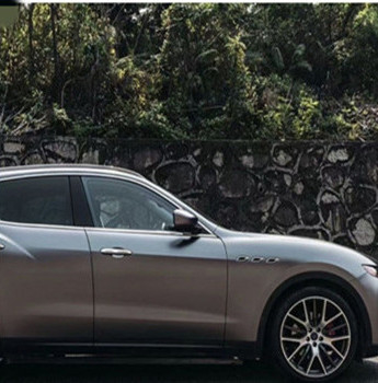 140gsm Matte Car Vinyl Wrap PET Air Release Swipeable Electro Optic Metal Space Ash Auto Wrap Film