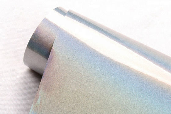 Polymeric Lịch Diamond Silver Glitter Xe ô tô Bọc Phim ảnh tự dính