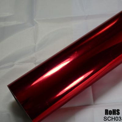 Bọc Vinyl xe hơi màu hồng bóng Chrome với chất kết dính acrylic có thể tháo rời