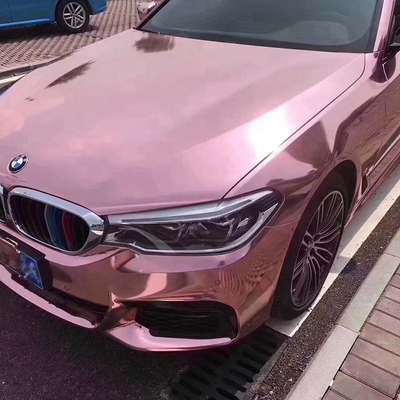 Tự chữa bệnh Vàng hồng Chrome Vinyl Xe hơi Bọc không thấm nước