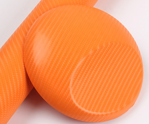 Giải phóng không khí Màu bóng 6d Sợi Xe ô tôbon bọc Vinyl Chiều rộng 1,27m