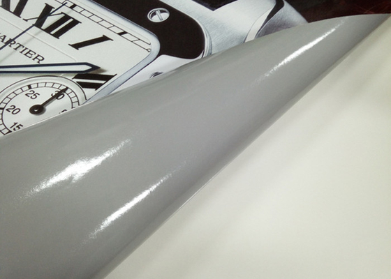 Keo dán màu xám có thể in Vinyl Bọc bong bóng Polyme tự dính Màng Vinyl tự dính