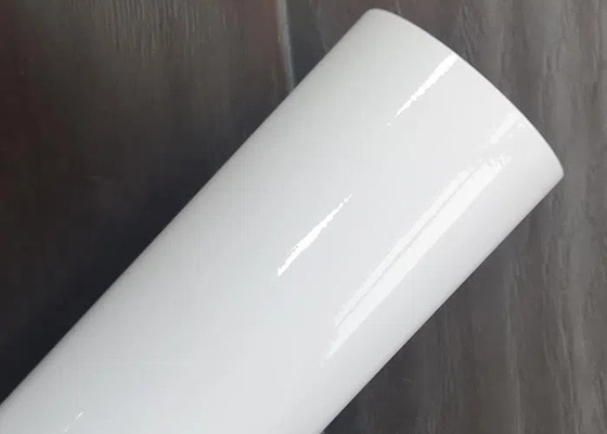 Phim chuyển màn hình kỹ thuật số Polyme Vinyl màu trắng bóng với chất kết dính có thể tháo rời