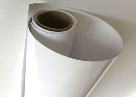 Màng in kỹ thuật số PU trắng bóng Keo dán 5 năm Độ bền