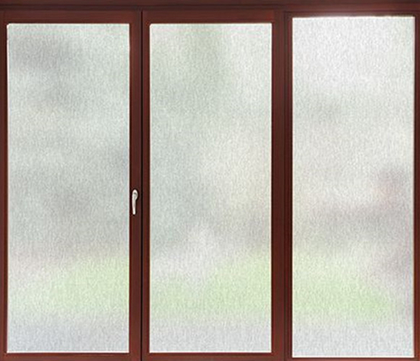 Rõ ràng chải kết cấu có kết cấu tĩnh Bảo mật phim cửa sổ phim cách nhiệt UV 0.8mm