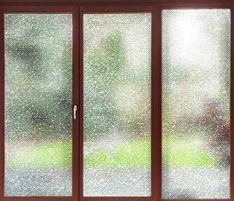 Lớp phủ cửa sổ Vinyl có thể tháo rời Phim 3D Pixels có hoa văn Phim cửa sổ mờ