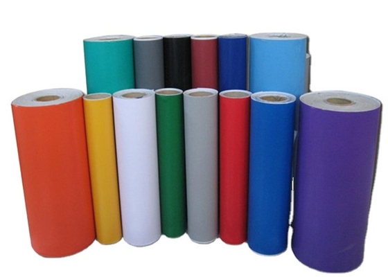 Độ bền 5 năm Màng Vinyl linh hoạt 0.914MX50M Màng mờ tự dính màu