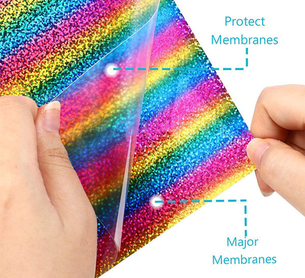 Cuộn phim truyền nhiệt Vinyl Holographic Dễ dàng Weed 0.5x25m