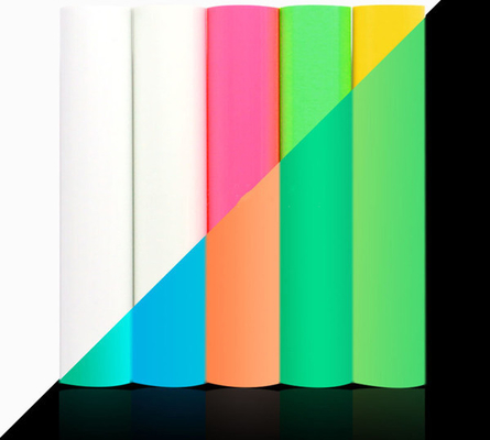 Phớt phát quang Phông nhiệt PU Phim truyền nhiệt màu acrylic HTV Phim truyền nhiệt