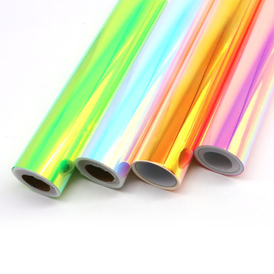 Phim Nhiệt Mềm Truyền Nhiệt Vinyl PU Phốt Quang Cầu Vồng DSinh thái Phim ảnh Clear HTV