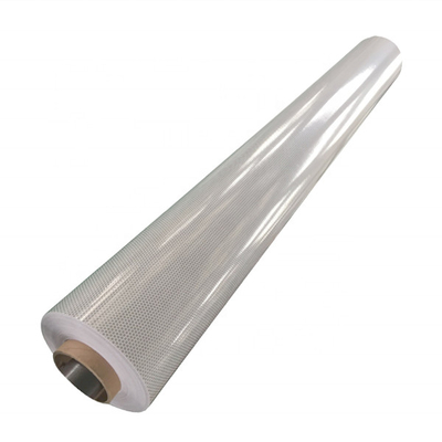 PVC Acrylic Tấm lăng kính cường độ cao Biển báo giao thông Tấm phản quang màu trắng