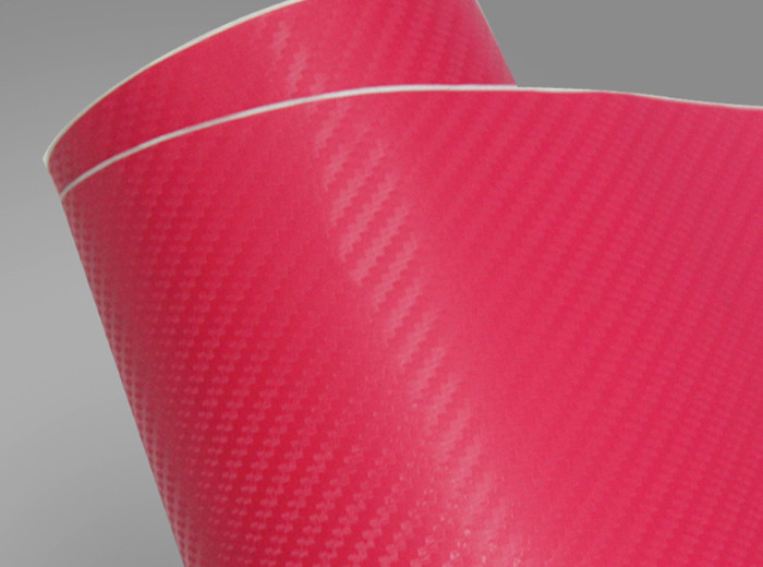 Phim 3D sợi carbon bọc Vinyl màu bong bóng có thể trượt miễn phí